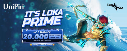 [Lokaprime] Beli Battle Pass S11 Lokapala di UniPin & Dapatkan Cashback 50% UniPin Credits